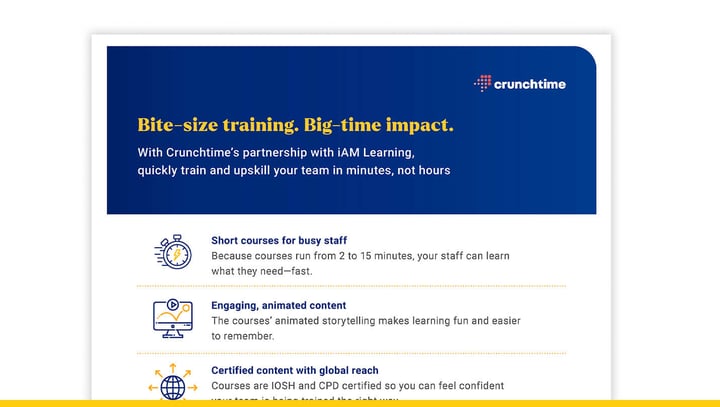 Crunchtime Learning & Development x iAM Learning
